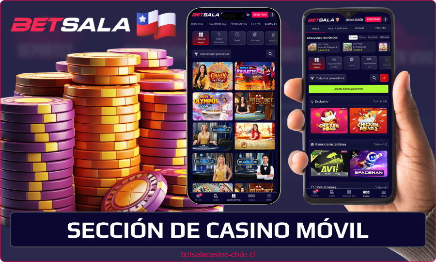 Juegue Betsala Mobile Casino para chilenos